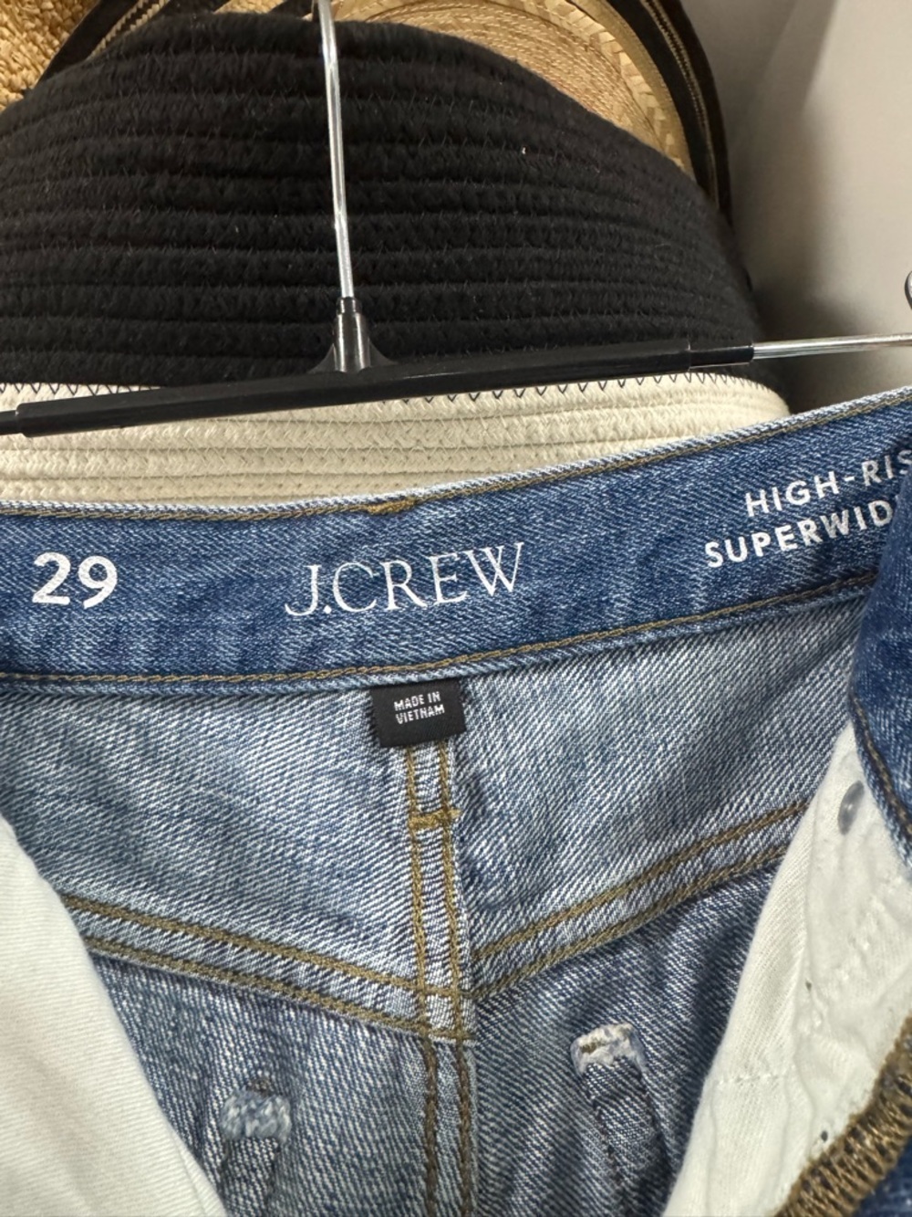 J.Crew High-Rise Super Wide Leg Jeans Size 29 Light Wash - Picture 5 of 5